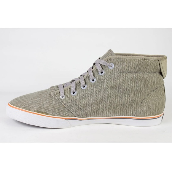 Gravis IV Slymz Mid High Rise Mens Size US 12 Soft Canvas Skating High Top Shoes - Picture 8 of 12